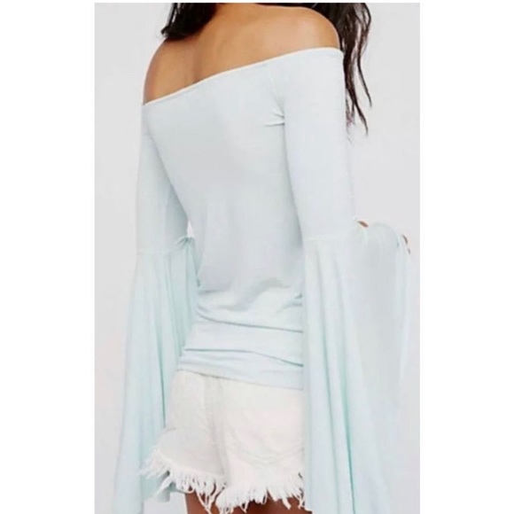 Free People Birds of Paradise Bell Sleeve Top - Picture 2 of 7